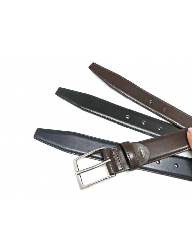 Cinturón Piel Soave Cosido, 32mm