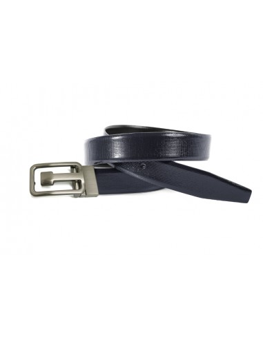 Cinturón piel Charol grabado - Soave 32mm reversible