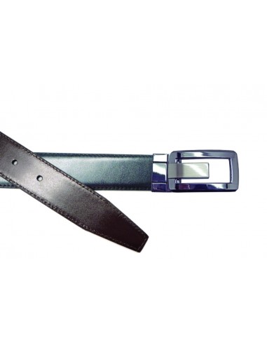 Cinturón piel Soave 32mm cosido reversible