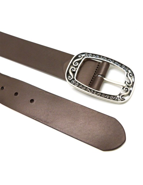 Cinturón 40mm piel Toiano hebilla doble 2