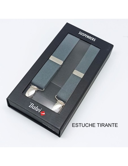 Tirante 35mm 4 pinzas y espalda metálica Diseño 991
