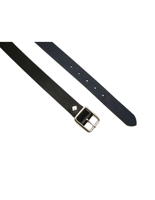 Cinturón 30mm piel Pebble reversible