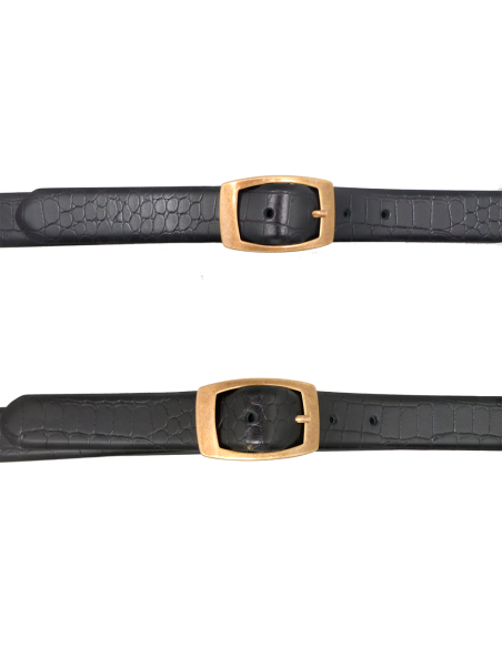 Cinturón piel coco 32mm Mujer