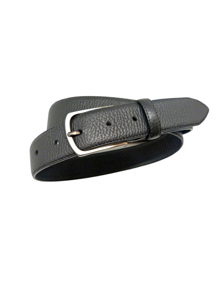 Cinturón Piel Pebble Elástico, 35mm/Tallas Especiales XL