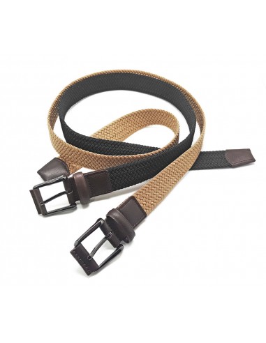 cinturon trenzado 35mm "Verdum" hebilla forrada