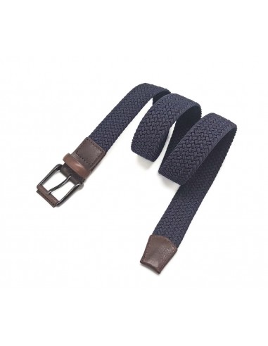 cinturon trenzado 35mm "Verdum" hebilla forrada